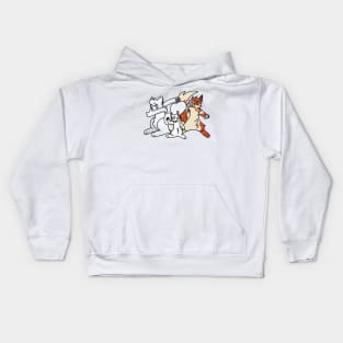 Cloud-Bright Family Kids Hoodie